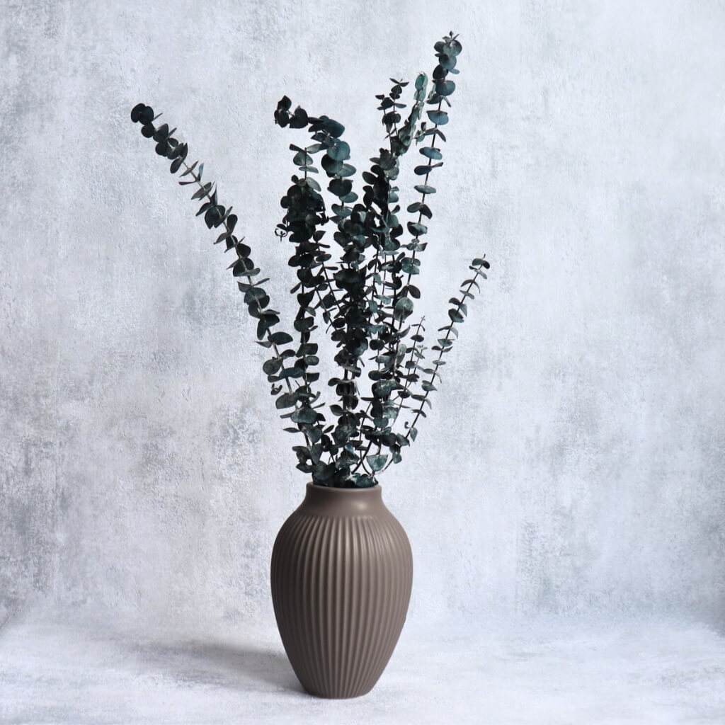 Stabilizovaný Eucalyptus Baby Blue – zelený svazek ve váze